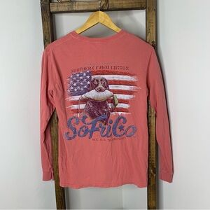 Southern Fried Cotton Scout Long Sleeve Tee Size S